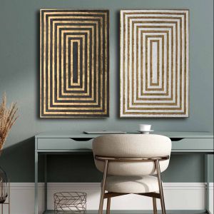 Картини 2 бр. серия Gobi Hm4841 принтирано платно 45x2.8 (дебелина)x70hсм (x2)