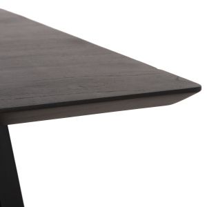 Square dining table Frantz Hm9458.02 Mindi Wood in black 80x80x78cm.
