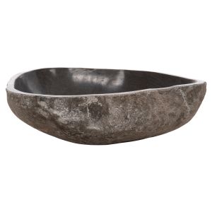 Кеменна мивка от речен камък в сив цвят 55х44х16cm Hm4193