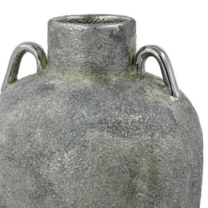 Керамична ваза Fl134036 сребристно-сива 18x29см