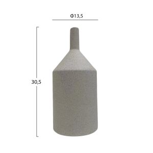 Керамична ваза Galad Hm4608.01 Off White Φ13,5x30,5hcm.