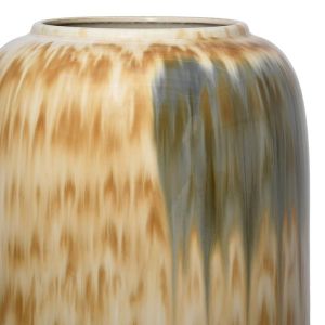 Керамична ваза за под Flμ6026 кафяво-сив цвят 26x60cm