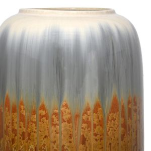Керамична ваза за под Flw6026 бежово-сив цвят 26x60cm