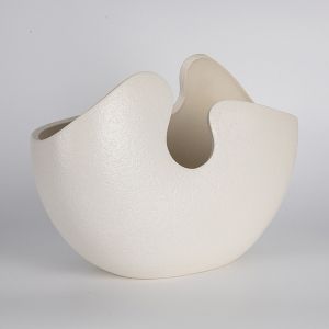 Ceramic pot white 29.5x13.3x20.7