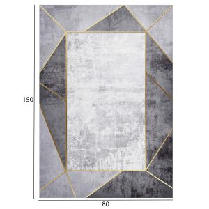 Carpet Josiane, gray-white, 80x150cm Hm7676,23