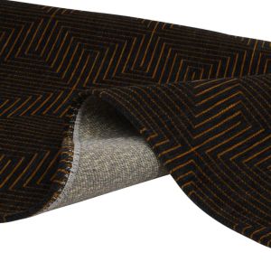 Carpet Smother dark brown color 160x230cm