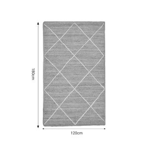 Rug Strike Inart beige-ecru jute 120x180x1cm