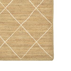Rug Strike Inart beige-ecru jute 120x180x1cm