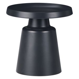 Set of 2 side tables Ginoze black metal