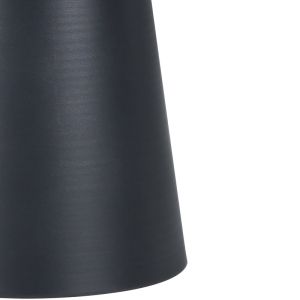 Set of 2 side tables Ginoze black metal