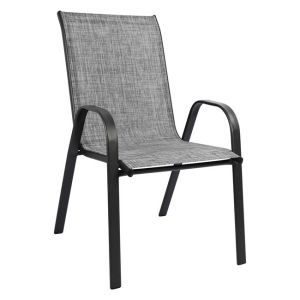 Комплект градинска маса с 2 стола в сиво Hm5184,01