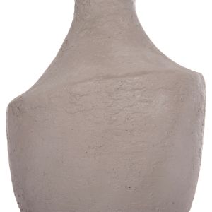 Set of two tables Santorini Rebon Hm21137.03 fiber cement in gray -- φ40cm and φ27.5cm