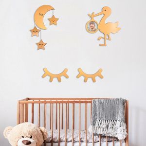 Children's wall decoration set Harsha Wood Em9207 50x35cm