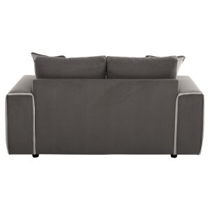SOFA 2PCS SET ΗΟΜΕ FABRIC UNSTAINED AND WATER REPELLANT GREY HM3235.01