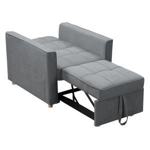 Commit sofa set, dark gray fabric