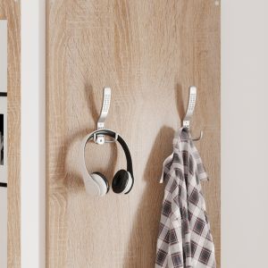 Hallway set with mirror Vern, melamine sonoma Hm2476,01 80x27x175cm