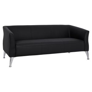 Kiana 2-Piece Living Room Set with Black Pu, 01, Hm11285
