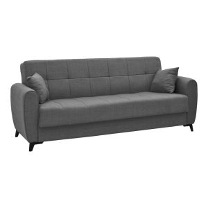 2-piece living room set Lincoln fabric in anthracite color