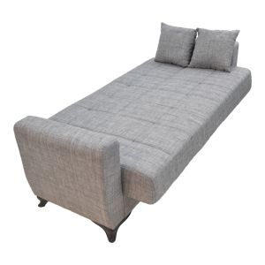 2-piece living room set Modesto fabric in gray