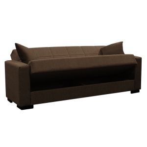 2-piece living room set Vox fabric in brown