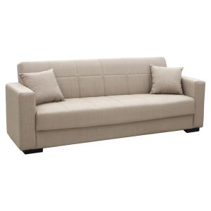 2-piece living room set Vox fabric in cream color
