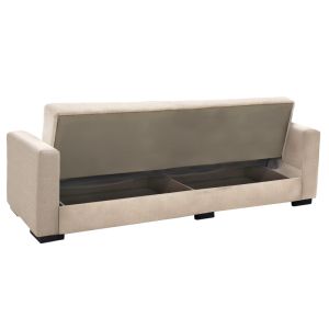 2-piece living room set Vox fabric in cream color