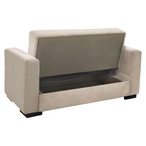 2-piece living room set Vox fabric in cream color