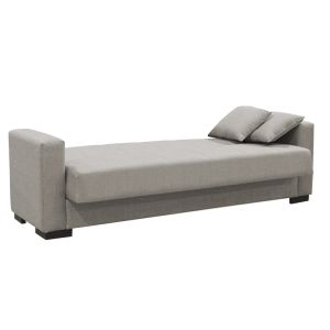 2-piece living room set Vox fabric in light gray color