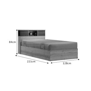 Olympus Castillo Toro bedroom set with bed 120x200 cm, 3 pieces