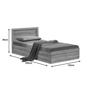 OLYMPUS SONOMA BEDROOM SET WITH BED 120X200 CM, 4 PIECES