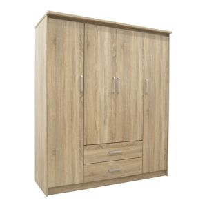 OLYMPUS SONOMA BEDROOM SET WITH BED 120X200 CM, 4 PIECES