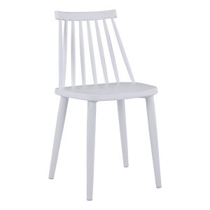 Dining room set 5 pieces Ofira Hm10634 Mdf top in sonama - dining chairs in white