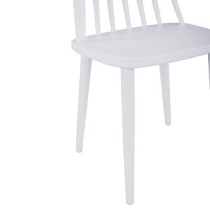 Dining room set 5 pieces Ofira Hm10634 Mdf top in sonama - dining chairs in white