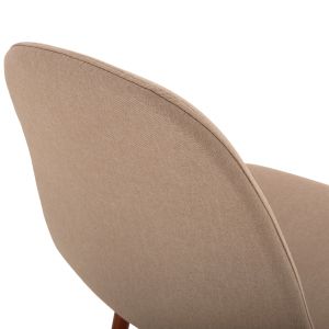Dining set 5 pieces Leomor Hm21270.01 dining table and 4 chairs - beige fabric