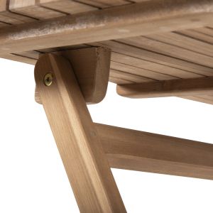 Outdoor dining set 3 pieces Kendyr Hm9907 solid teak wood-natural 46x50x88.5h
