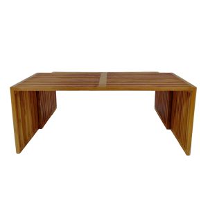 Tinnie table set of 2 teak in natural shade