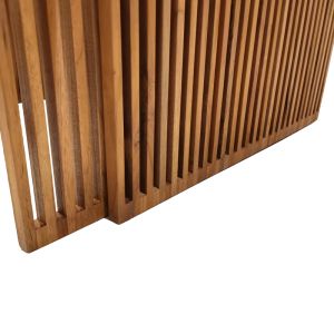 Tinnie table set of 2 teak in natural shade