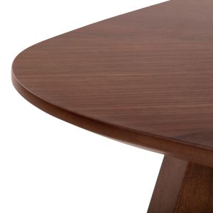 Table and Chair Set 5 Pieces Hana Hm21340.02 Square Mdf Table - Rubber Wood and Fabric Chairs