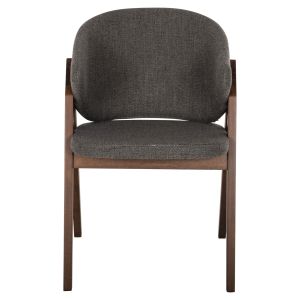 Table and Chair Set 5 Pieces Hana Hm21340.02 Square Mdf Table - Rubber Wood and Fabric Chairs
