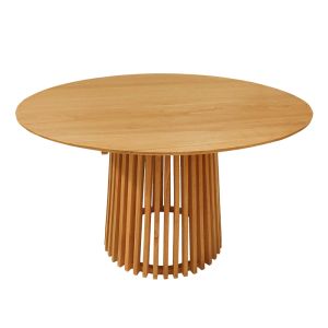 Table and chairs set 5 pieces Noody-kenda I teak in natural shade