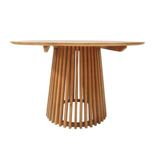 Table and chairs set 5 pieces Noody-kenda I teak in natural shade
