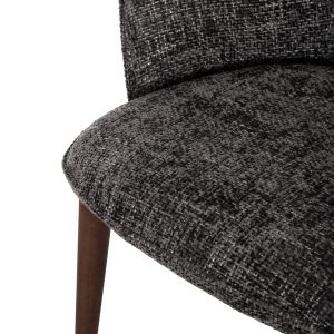 Комплект маса и столове 7 части Horizon Sm21233 керамичен плот - крака с фурнир от орех