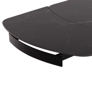 Комплект маса и столове 7 части Memnon Sm21240 керамичен плот - сив плат