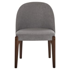 Table and Chairs Set 7 Pieces Rimer Hm21339 Mdf Table - Rubber Wood and Fabric Chairs
