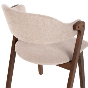 Table and Chairs Set 9 Piece Rider Hm21341 Square Mdf Table - Rubber Wood and Fabric Chairs
