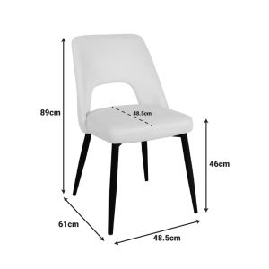Murde Rotten Apple table and chairs set and Antoro glass table D100x75 cm, set of 5 pieces
