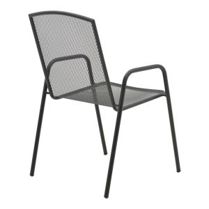 Watson-pomedon table and chairs set, 3 pieces, metal, black