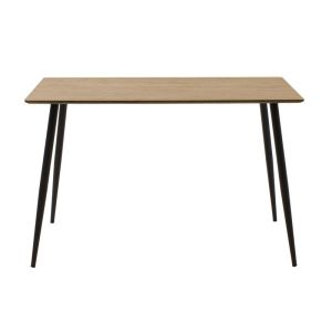 Table and chairs set of 5 pieces Cuba-parker Madf in Sonoma-black color 120x70x76cm