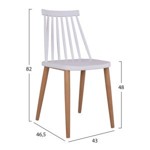 Set of table with 4 chairs Vanessa Hm11024,01