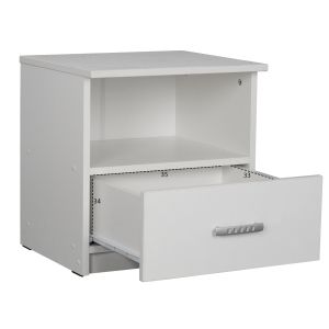 Bedroom furniture set 5 pcs. Adler Hm11758.03 melamine in white - for mattress 160x200 cm